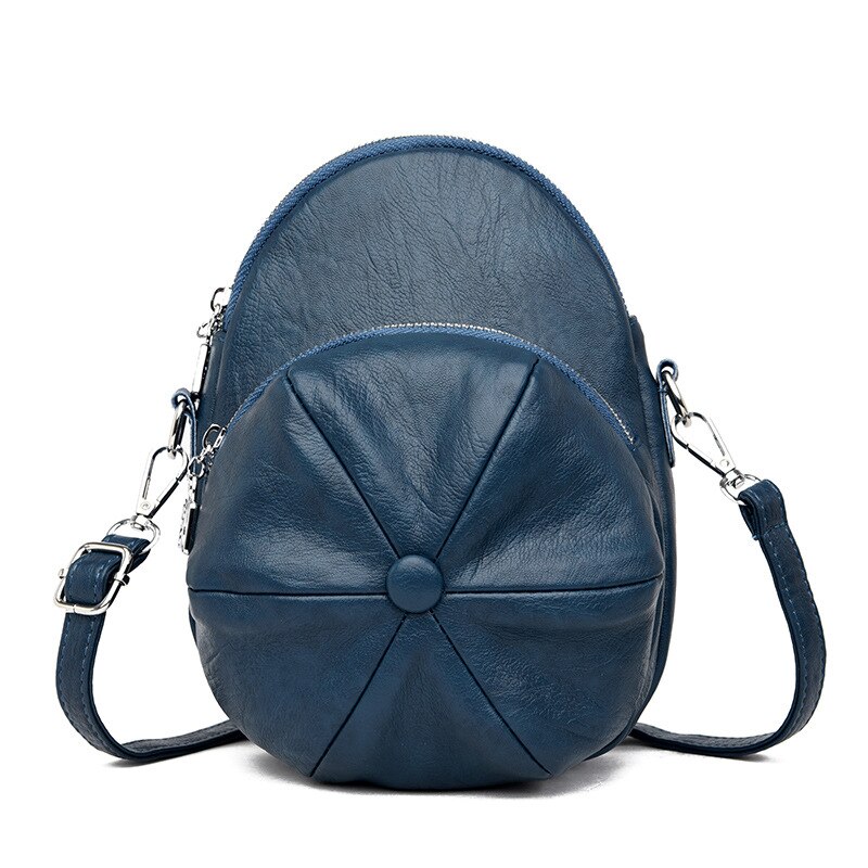 Ny lueform tilfeldig damevesker og håndvesker crossbody miniveske pu lær kvinnelig skulderveske trendpose