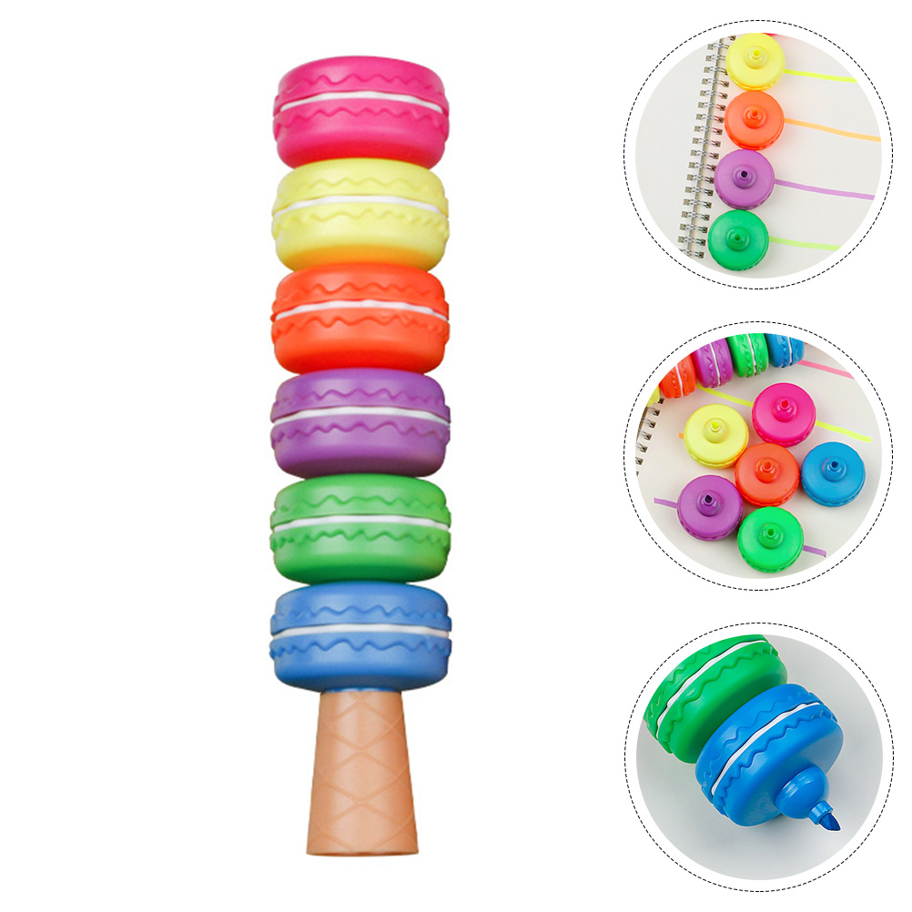 1 Set of Note Taking Highlighter Information Marker Kids Painting Supplies (Random Style)
