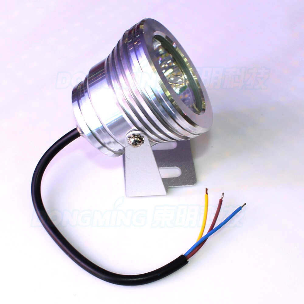 DC12V 10W LED Flood Light underwater led fountain lighting IP68 Waterproof underwater pool lights aluminum shell plane lens