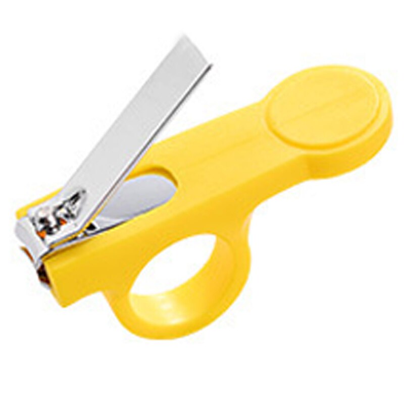 Vinger Trimmer Schaar Antislip Gesp Draagbare Baby Veiligheid Nagelknipper Mini Manicure Cutter Nagelschaartjes Care Levert: yellow