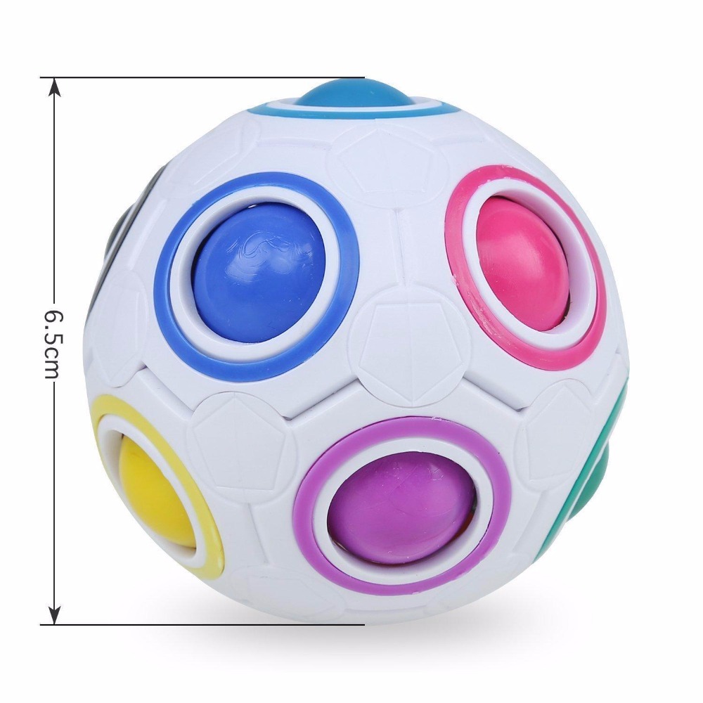 Magic Rainbow Ball Cube 3d Puzzel Spel Speelgoed voor Kinderen en Volwassenen