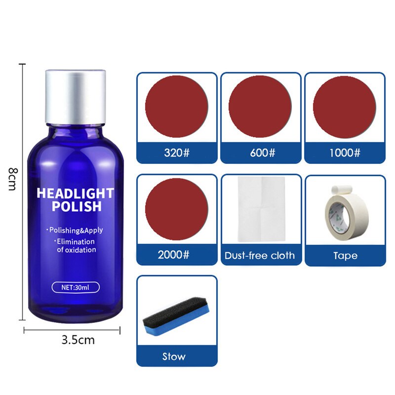 10ml/30ml Car Headlights Oxidation Liquid Ceramic Coat Super Hydrophobic Glass Coating Paint Care Auto Cleaning Accessories
