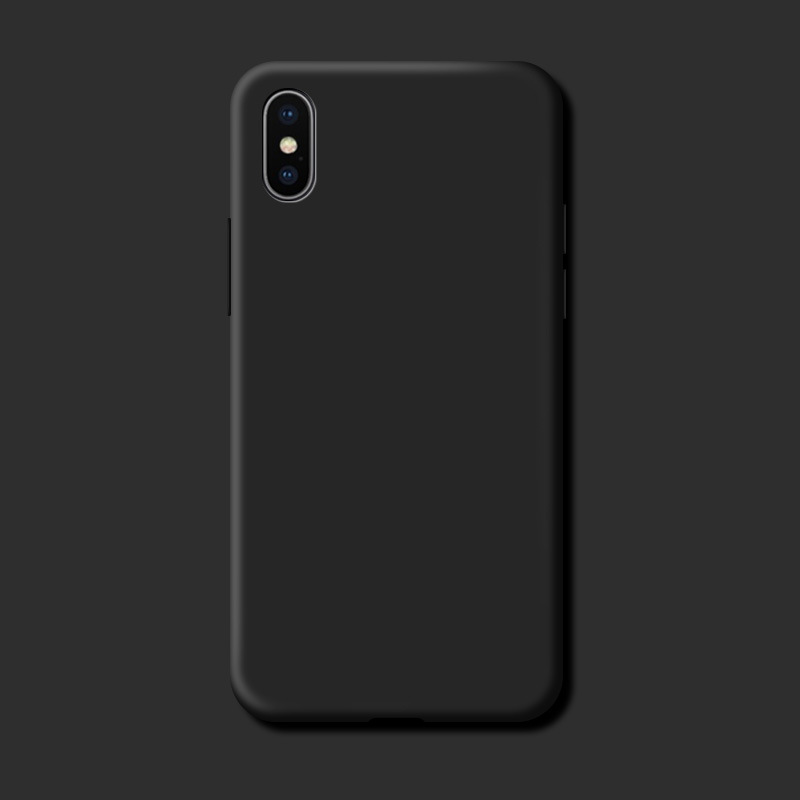 per iPhone Xs Max X XR Fundas Custodia originale per iPhone XR XS Max Custodia protettiva antiurto in silicone liquido per telefono: ABS / Beige