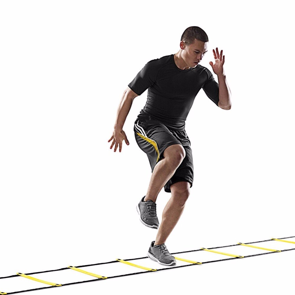 4 stilarter 5/8/10/11 ringede nylonremme træning stiger smidighed hastighed stigen trapper til fodbold og fodbold hastighed stige udstyr