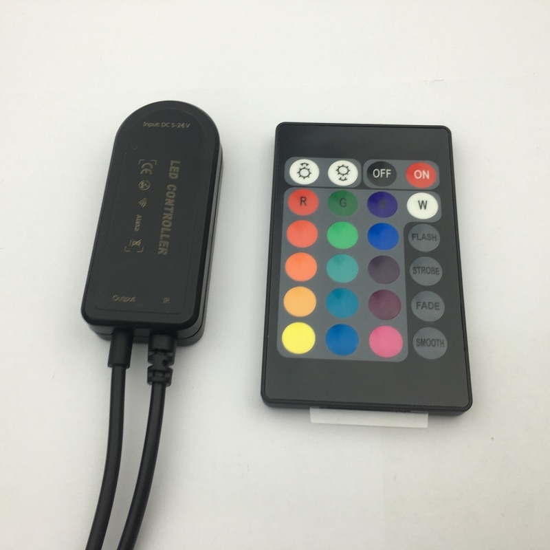 Smart led controller DC12-24V WIFI smart controller by APP remote work with Alex Google home for RGB/RGBWW light strip