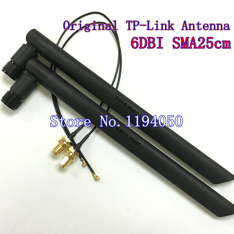 Sma interface 6db omni antenna d-link wireless router wireless network card .4GHz 5GHz 5.8GHz Dual Band WiFi RP-SMA Antenna