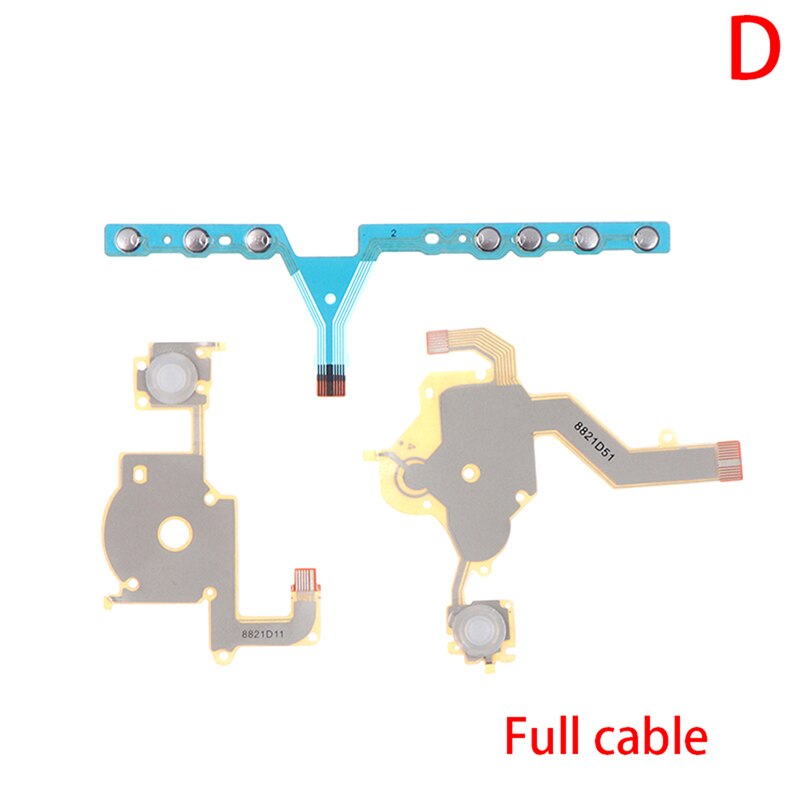 Para PSP 3000 izquierda botones función iniciar volumen PCB Cable flexible para teclado: D