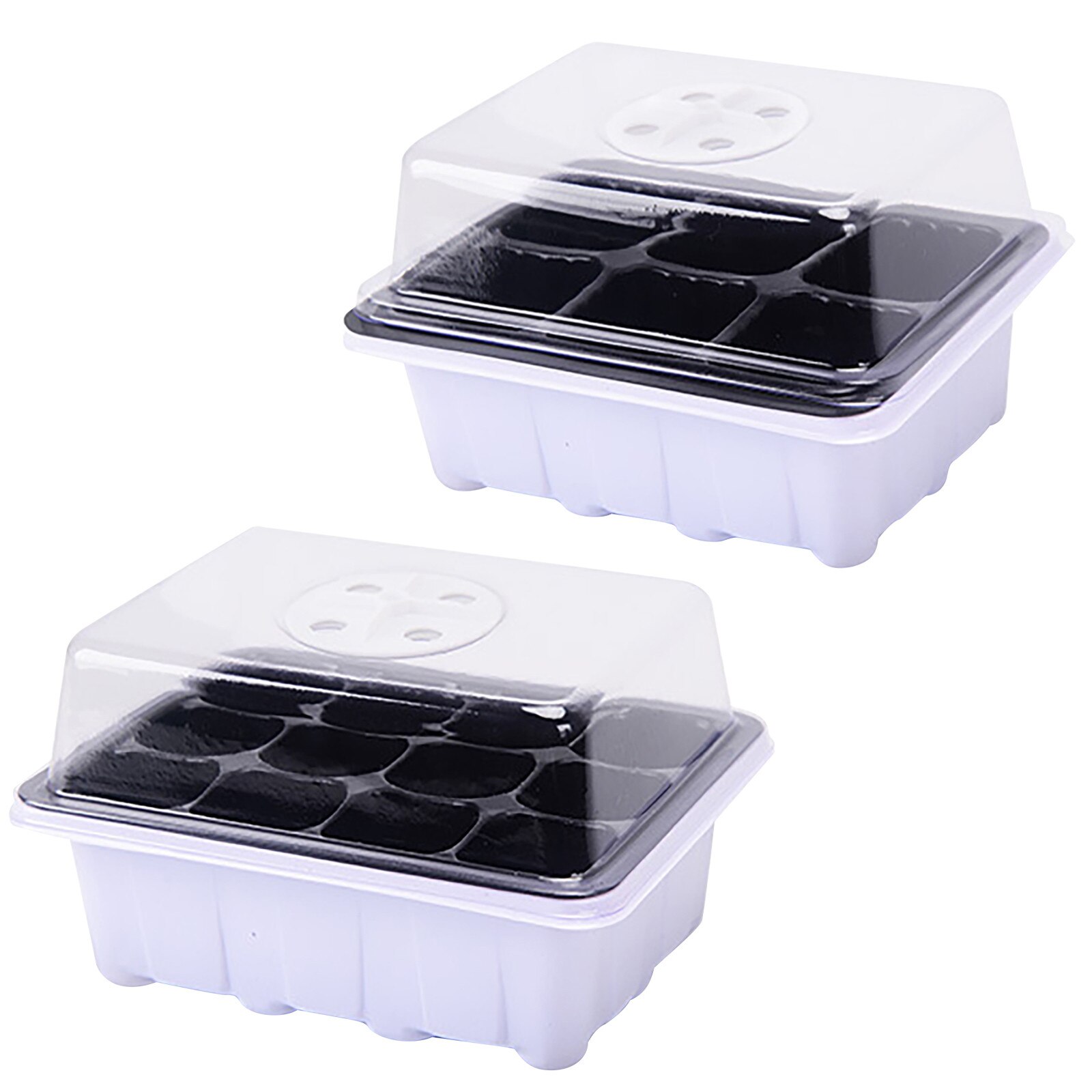 Greenhouse Propagation Box Greenhouse Propagation Tray Indoor Mini Greenhouse Propagation Set With Lid And Ventilationa: B