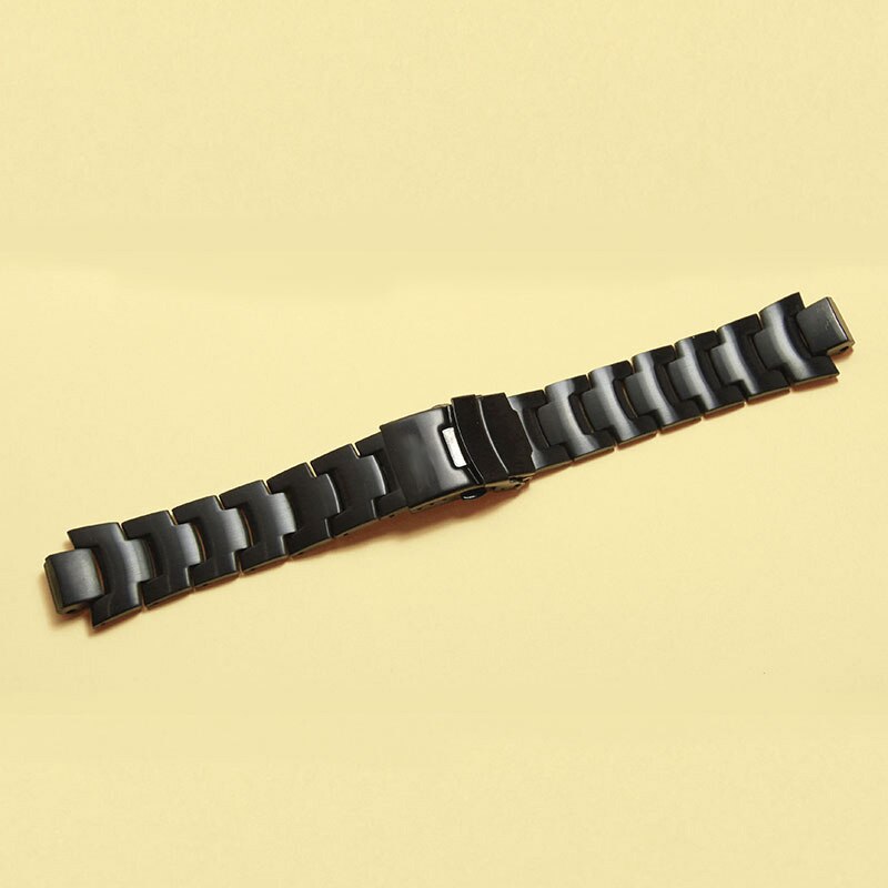 Stainless steel Strap for CASIO PRG-300/PRW-6000/PRW-6100/PRW-3000/PRW-3100 Watch bands: Black
