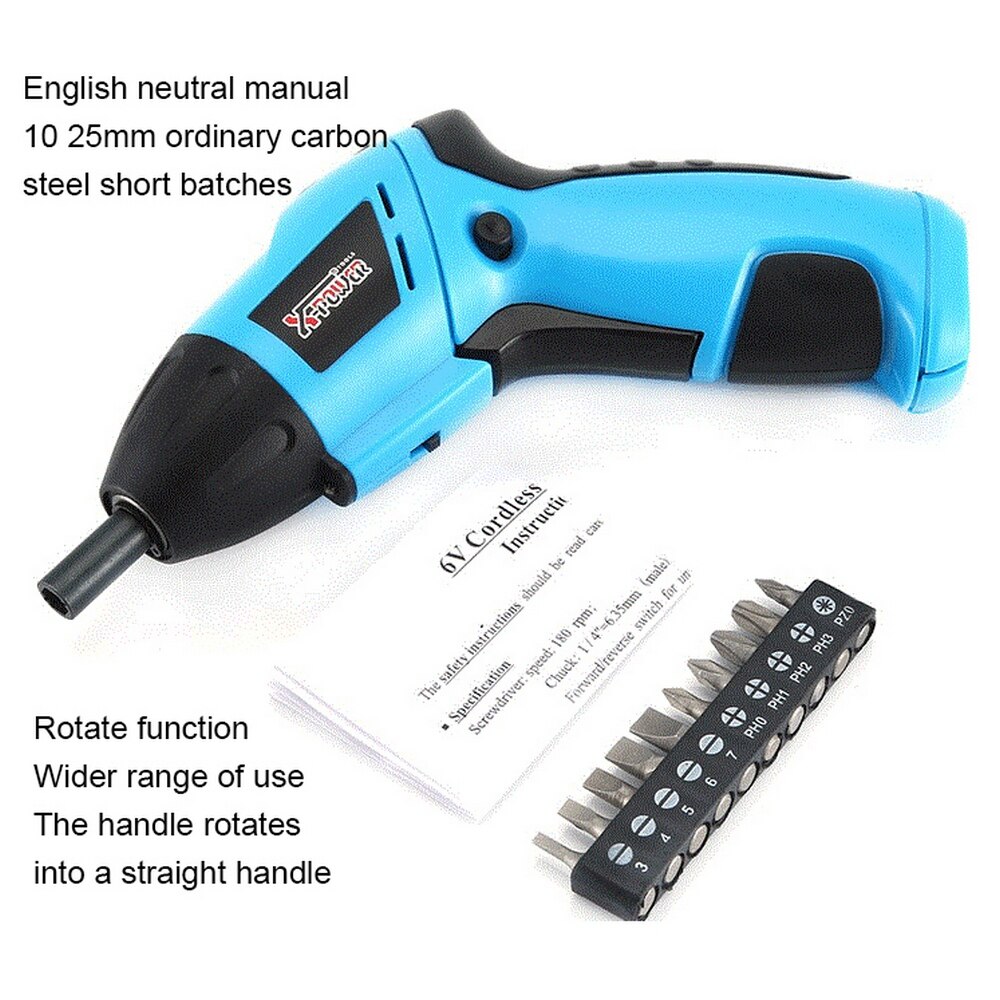 Nouveau Tournevis Sans Fil Perceuse électrique Sans Fil Perceuse électrique à Percussion