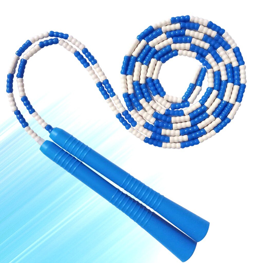 Einstellbare Springseil Fitness Ausrüstung Für Home Gym Jump Seil Weiche Perlen Segmentiert Länge #30