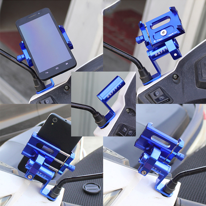 Motorfiets Achteruitkijkspiegel Mount Extender Beugel Klem Verlengstuk Beugel Klem Stang Meerdere Functie Stuur Houder