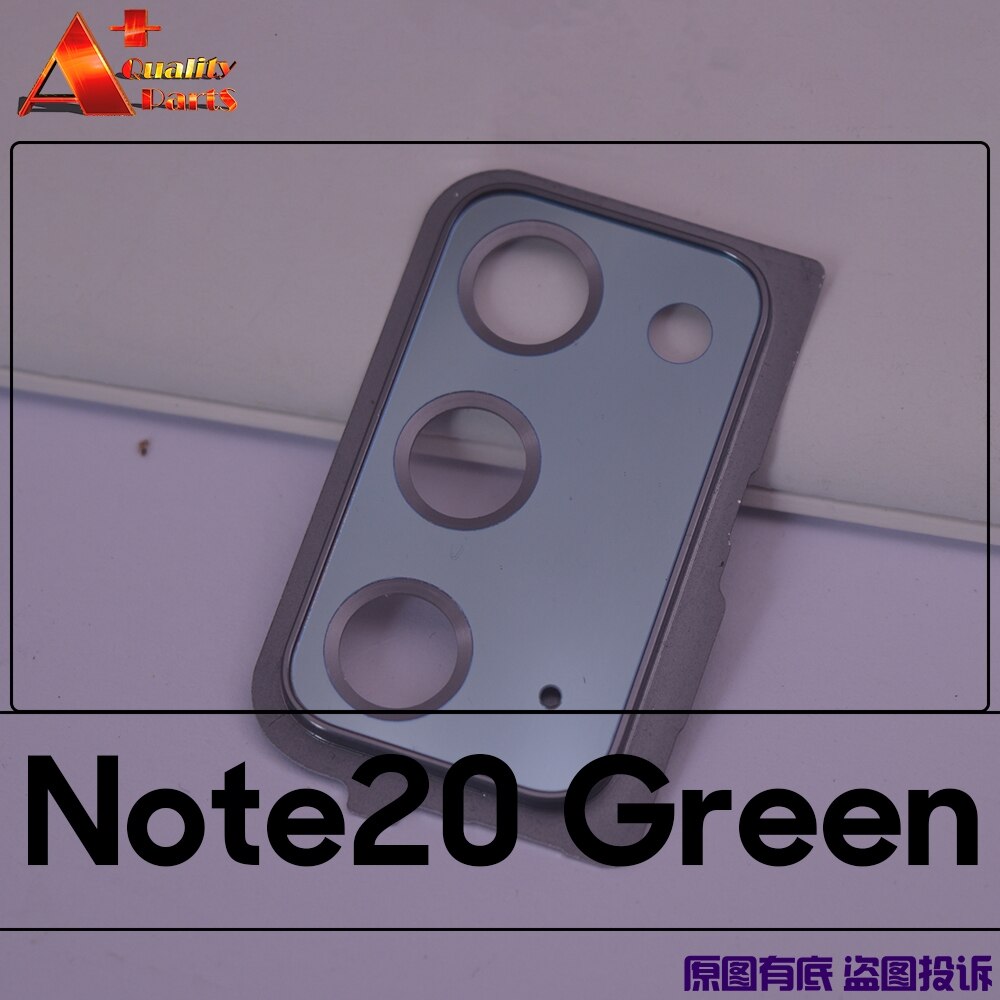 Do Samsung Galaxy Note 20 S20 + Ultra G980 G981 G985 G986 G988 tylna kamera obiektyw szklana pokrywa rama pierścień uchwyt Braket montaż: Note20 Green set