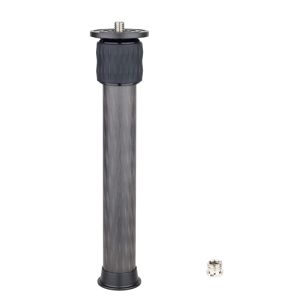 ARTCISE 10 Layers Carbon Fiber Center Column Extender 2-Section Tube Extension for Tripod Monopod 25.5mm/40mm CNC Anodized