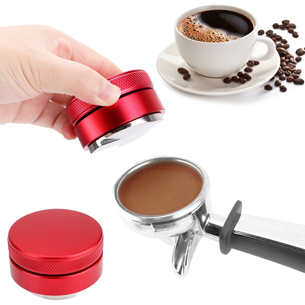 51/53/58mm 304 Acero inoxidable distribuidor de café Gadgets Accesorios de café Espresso Tampers de mano
