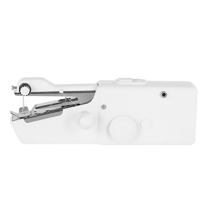 Portable Mini Hand Sewing Machine Quick Handy Stitch Sew Needlework Cordless Clothes Fabrics Household Electric Sewing Machine