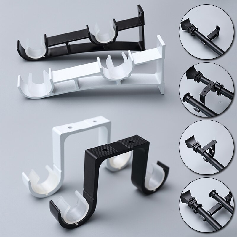 Multi Stil Aluminium Legierung Vorhang Stange Halfter Vorhang Regal Festen Basis Hardware- Für Heimat Vorhang Zubehör Dekoration