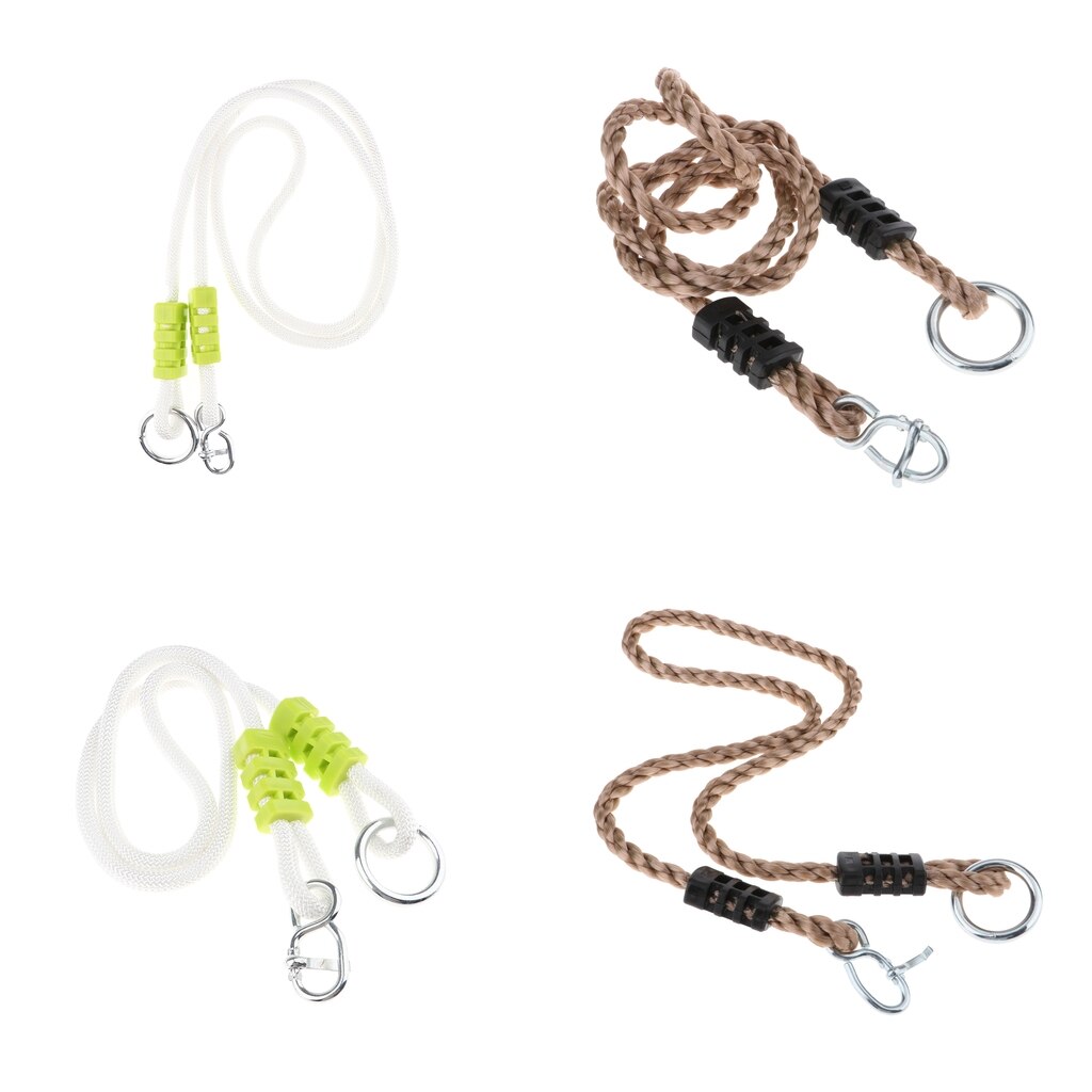 Adjustable Tree Rope Hanging Straps for Outdoor Swings/Hammock/Playground Set Accessories