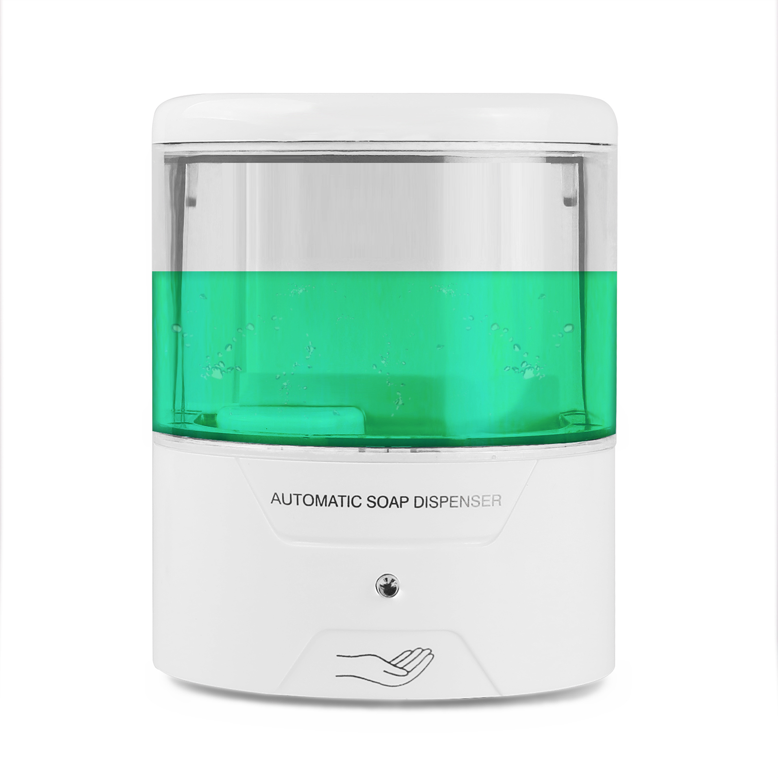 600Ml Zeepdispenser Automatische Ir Sensor Zeepdispenser Muur Touch-Gratis Keuken Zeep Lotion Pomp Voor Keuken badkamer