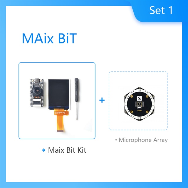 Sipeed MAix BiT for RISC-V AI+IoT K210 Dev. Board 1st RV64 AI board for Edge Computing: Microphone Array