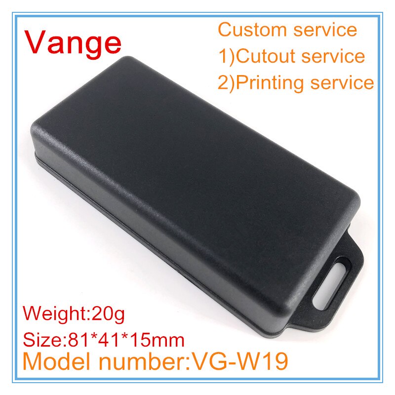 2pcs/lot mold making injection IP54 wall-mounted ABS plastic project box diy enclosure for PCB 81*41*15mm