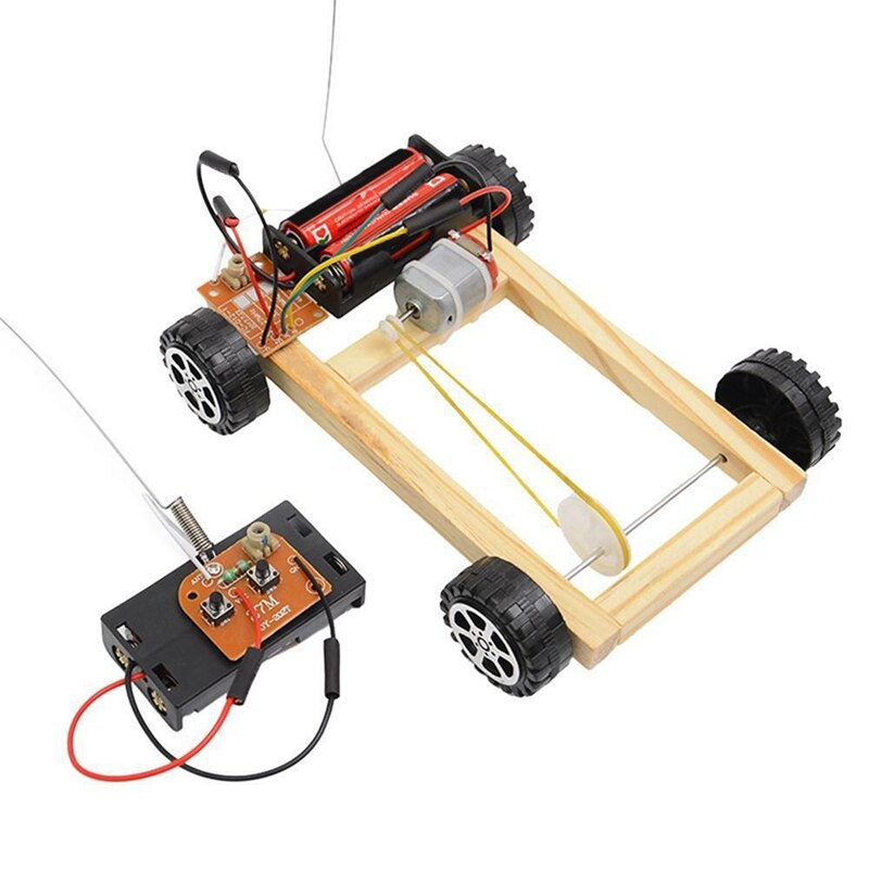 Details Over Kid Handwerk Diy Elektrische Afstandsbediening Auto Gemonteerd Model Educatief Speelgoed: Default Title