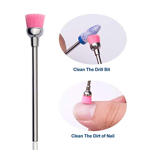 Boule caoutchouc ongles forets pierre céramique fraisage corindon coupeurs brosse électrique Machine rotative vernis manucure outils fefairy 4T: Feecy 0T 1pc