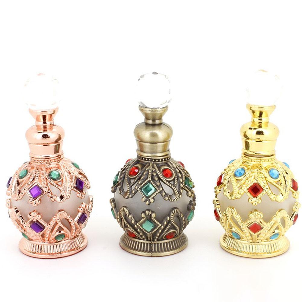 15Ml Vintage Stijl Dubai Aromatherapie Essentiële Olie Parfum Opslag Lege Fles Container