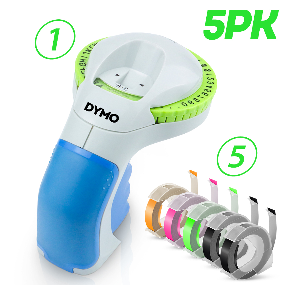 Dymo 12965 ręczna drukarka etykiet 9mm 3D tłoczenie taśma z etykietami do Dymo maszyna do etykietowania ręczna drukarka do etykiet 12965 DIY etykieta wstążka: 05