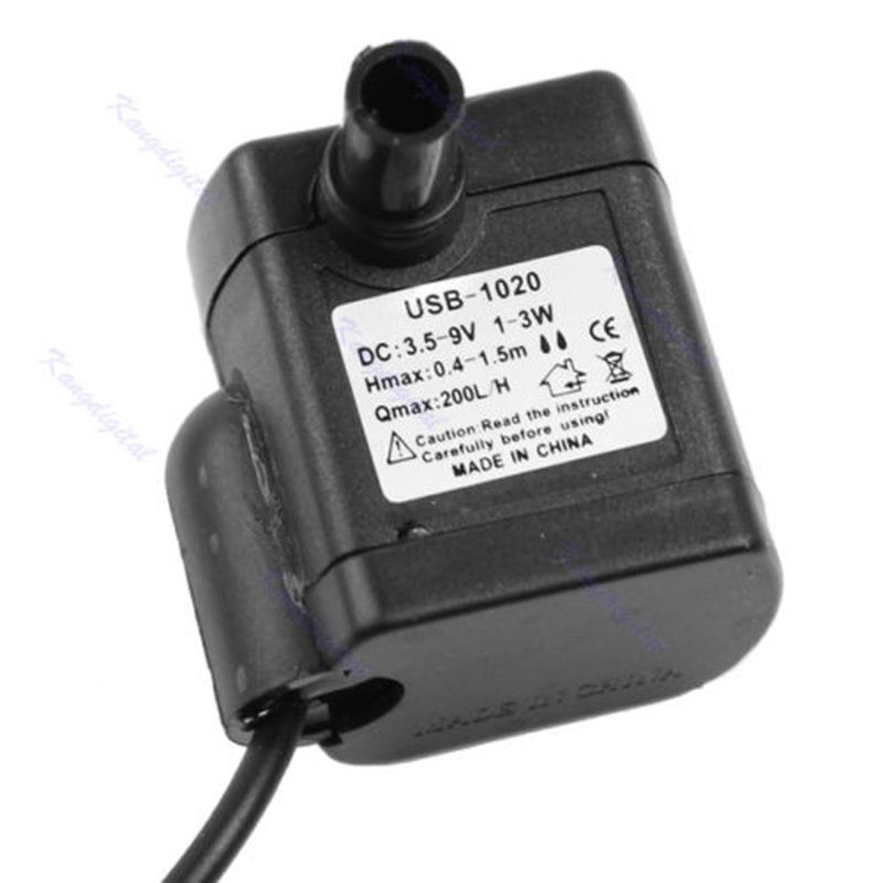 Usb 2415 4 Pomp Mini Wasserpumpe Micro Usb Mini Pomp Dompelpomp Water Pompen Voor Aquarium Aquarium Huisdier Water Dispenser