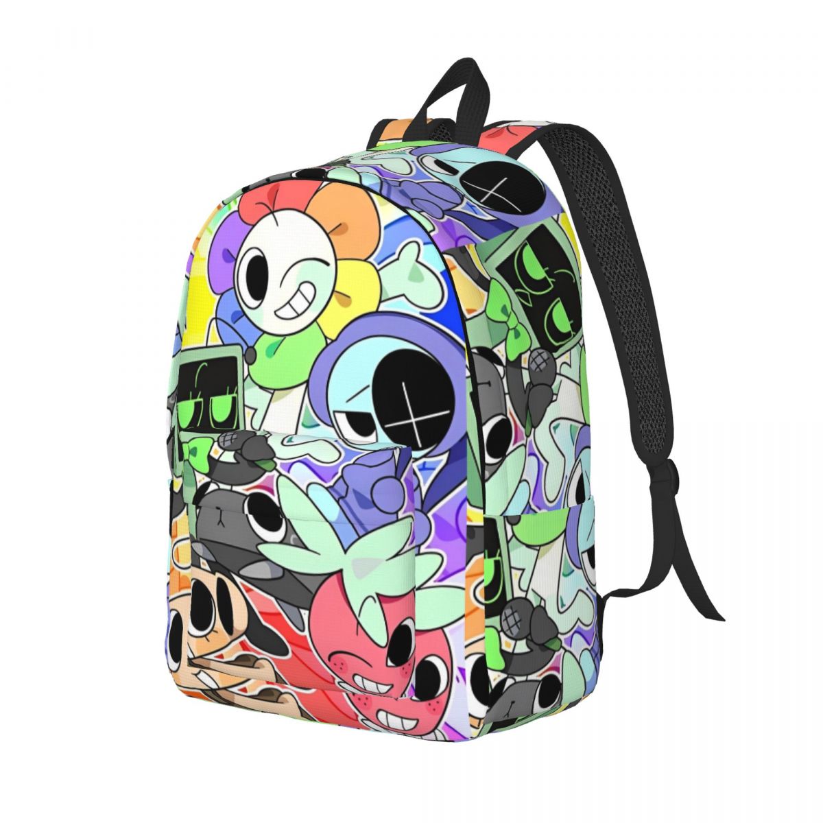 Dandys World Backpack for Men Women Teenage Student Hiking Travel Daypack Cartoon Game Laptop Computer Shoulder Bag Durable: 12 inches / Blue