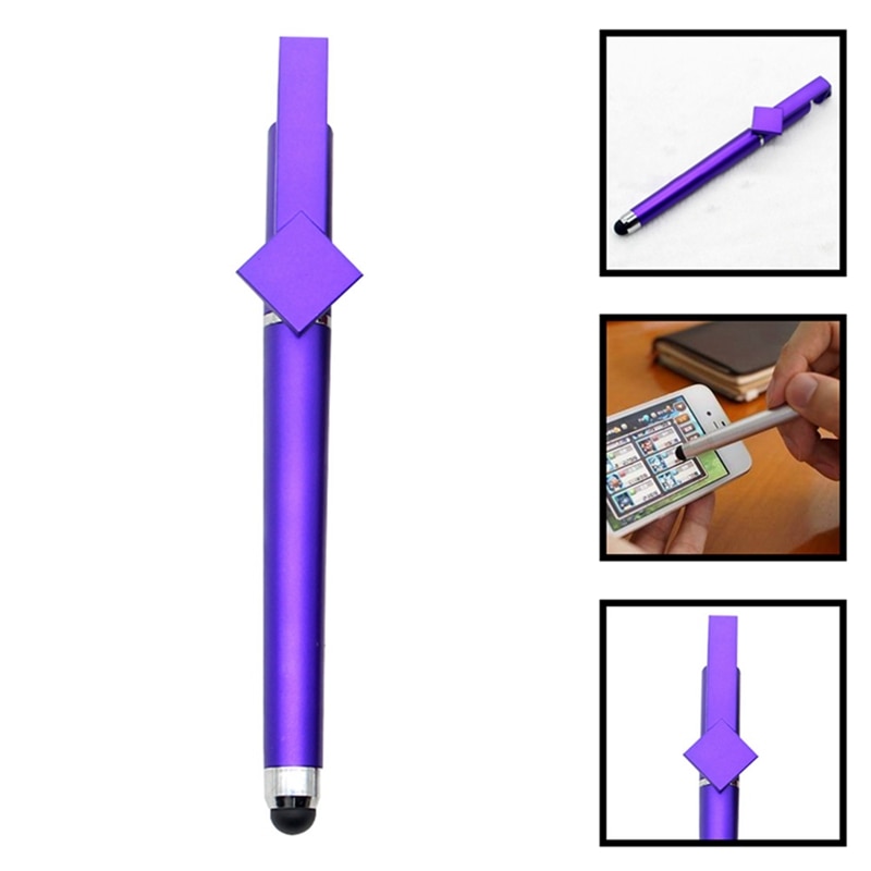 Multi-function Mobile Phone Stylus + Ball pen + Mobile Phone Stand Holder For Iphone 6 7