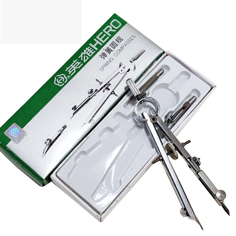 H2031 Spring Compasses Divider Multifunctional Triangle Set