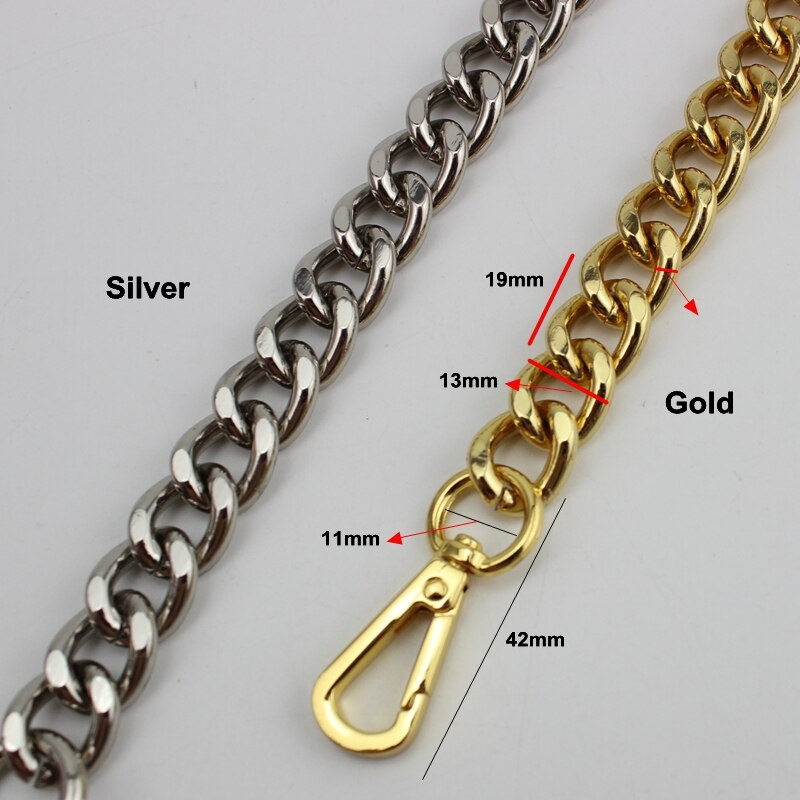 1 st Breedte 13mm dikke ketting pakket met hardware accessoires Purse Chain Schouder Crossbody starp