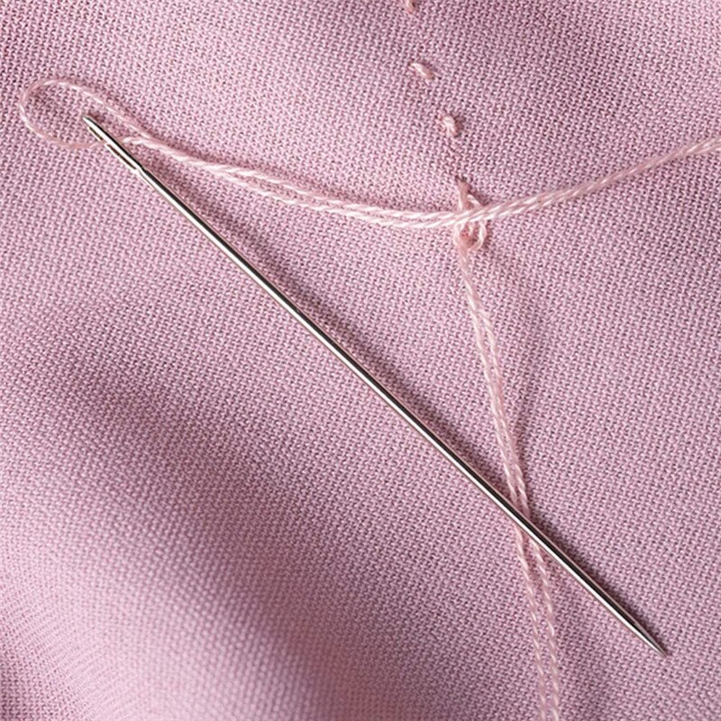 21 PCS Large Eye Sewing NeedlesSewing Sharp Needles Handmade Leather Needle Embroidery Thread Needle