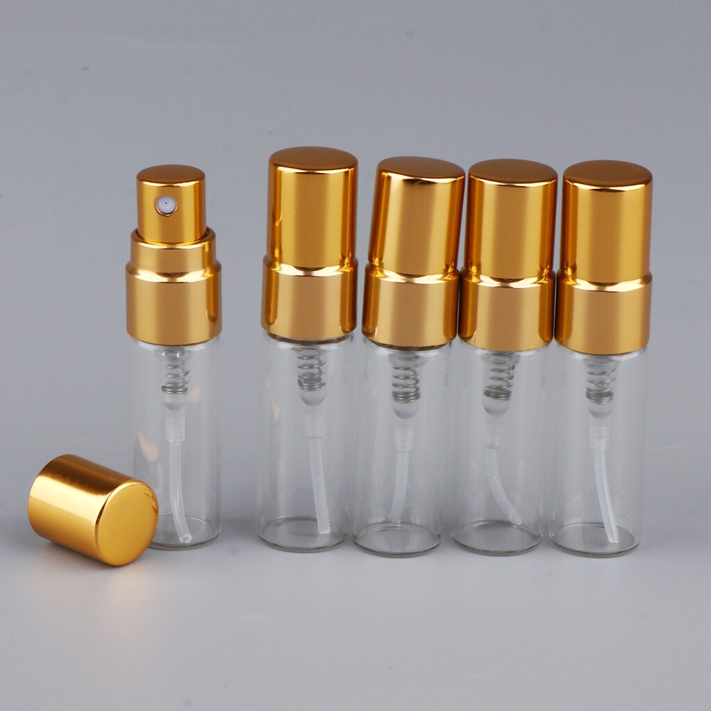 5X3Ml Lege Hervulbare Clear Glas Spray Parfumflesjes Container Verstuiver