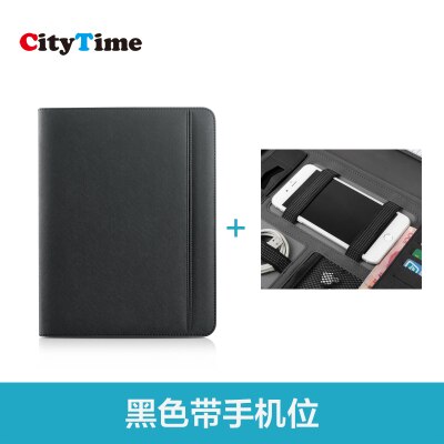 A4 multi-function file leather sales manager folder: 1
