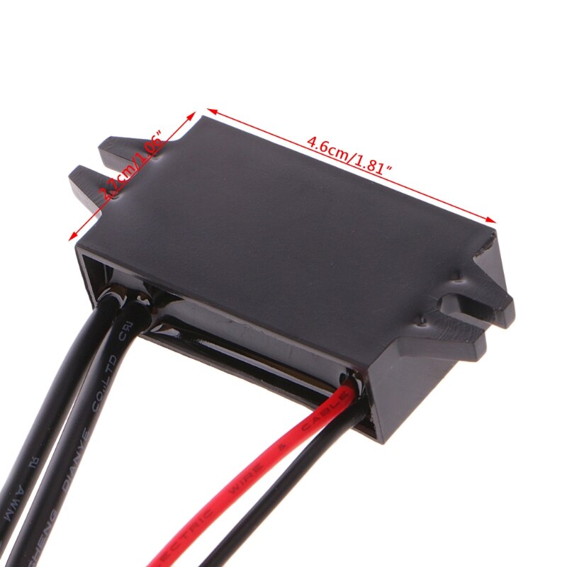 Dc-omformer 12v to 5v 3a dobbel 2 usb til automatisk strømregulator spenningsreduksjon  e7ca
