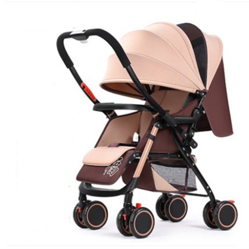 Baby stroller can sit and lie super lightweight folding simple portable child baby umbrella