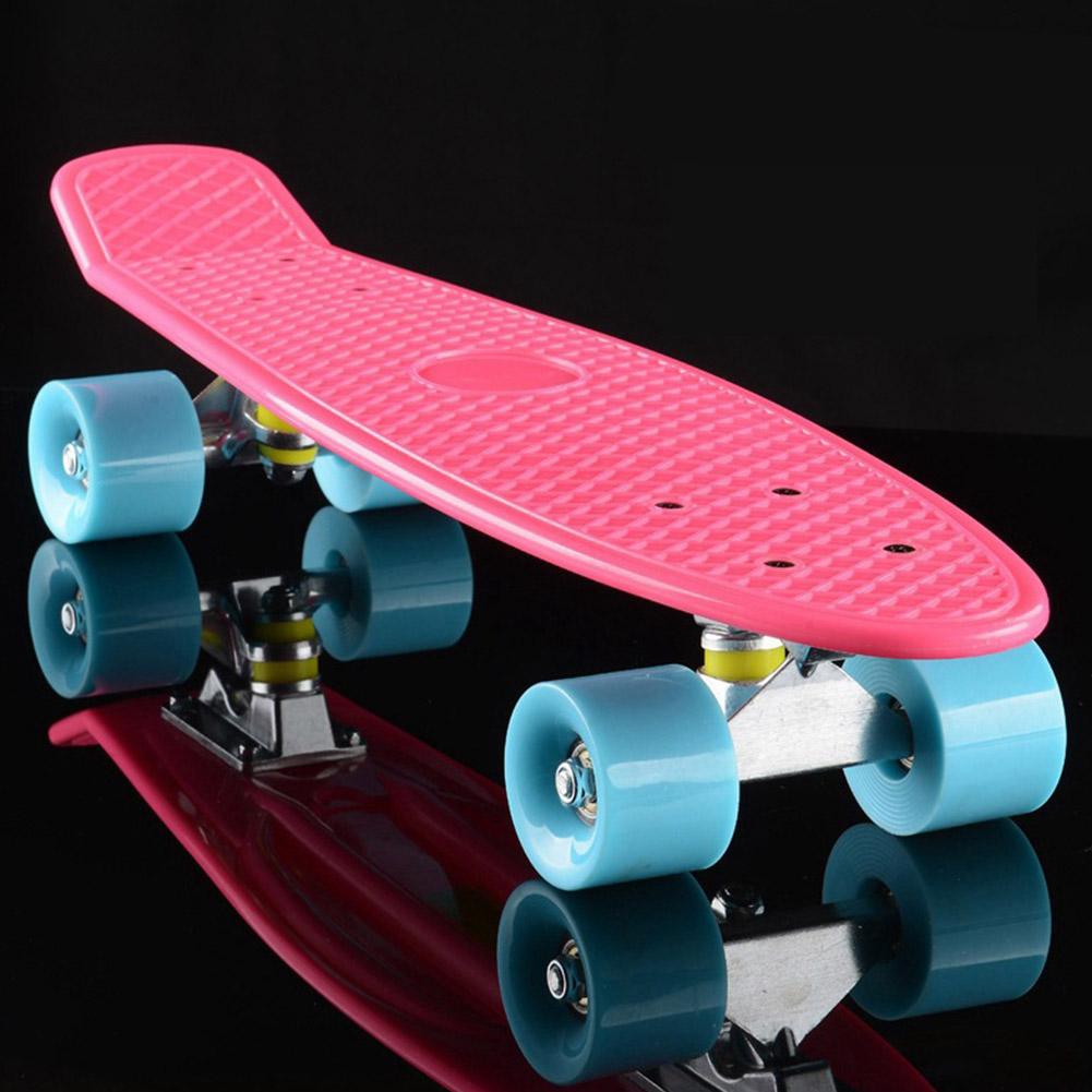 22 Inch Professionele Skateboard Met 4 Wielen Makkelijk Om Soepel Te Bewegen Skateboard Voor Kinderen Tieners Volwassenen