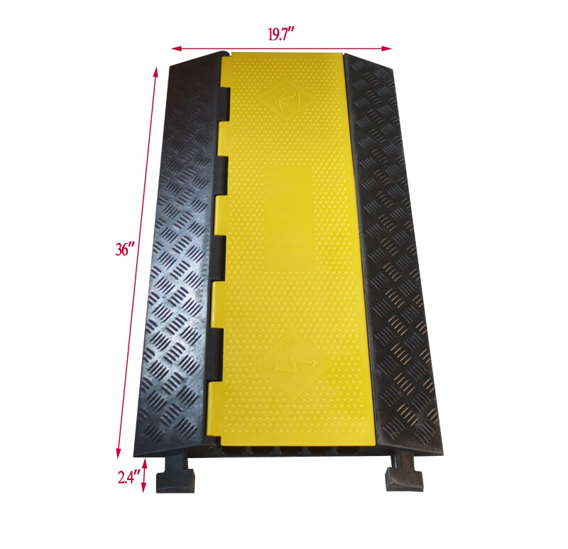 Staging Cable Ramp 5 Channel Warehouse Stage Ramp Heavy Duty Hose Ele... – Grandado