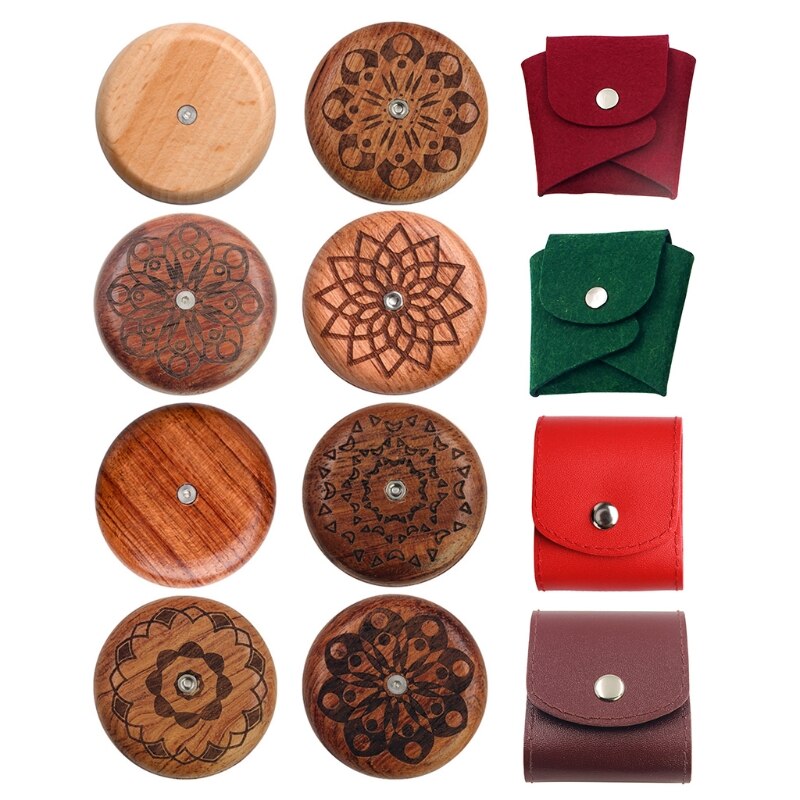 Houten Brood Mes Scheermes Cutter Met Opbergtas Ronde Brood Lame Deeg Scoren Snijden Tool Voor Diy Zuurdesem Brood X7XD