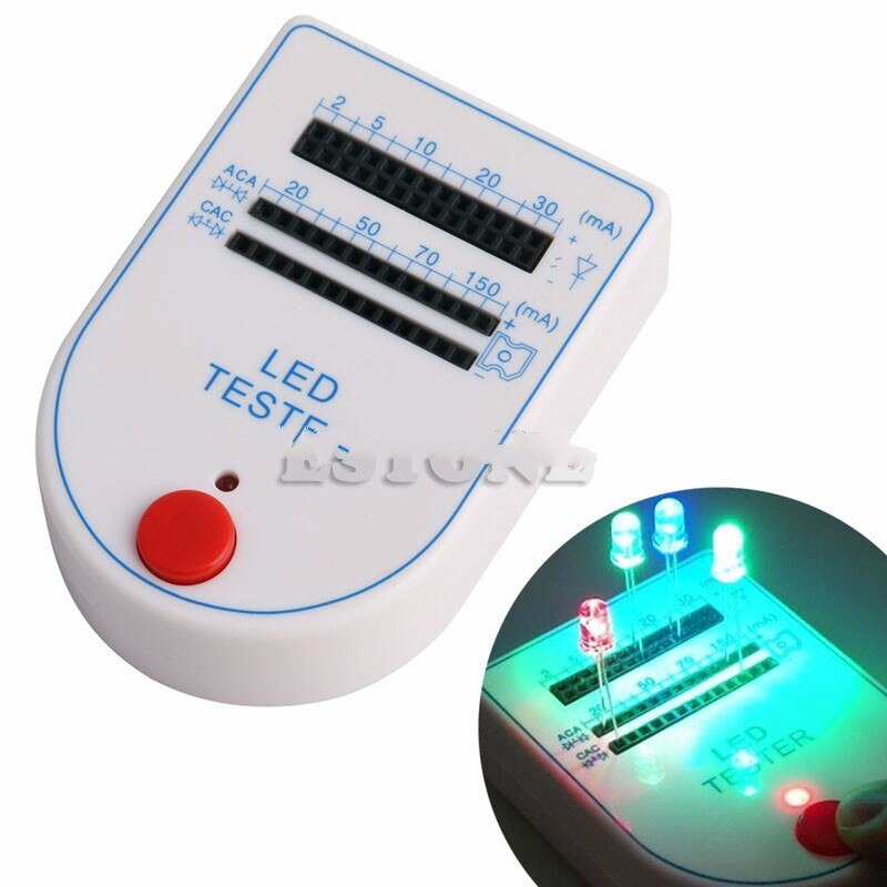 Draagbare Led Tester Test Box Mini Light-Emitting Diode Gloeilamp 2 ~ 150mA