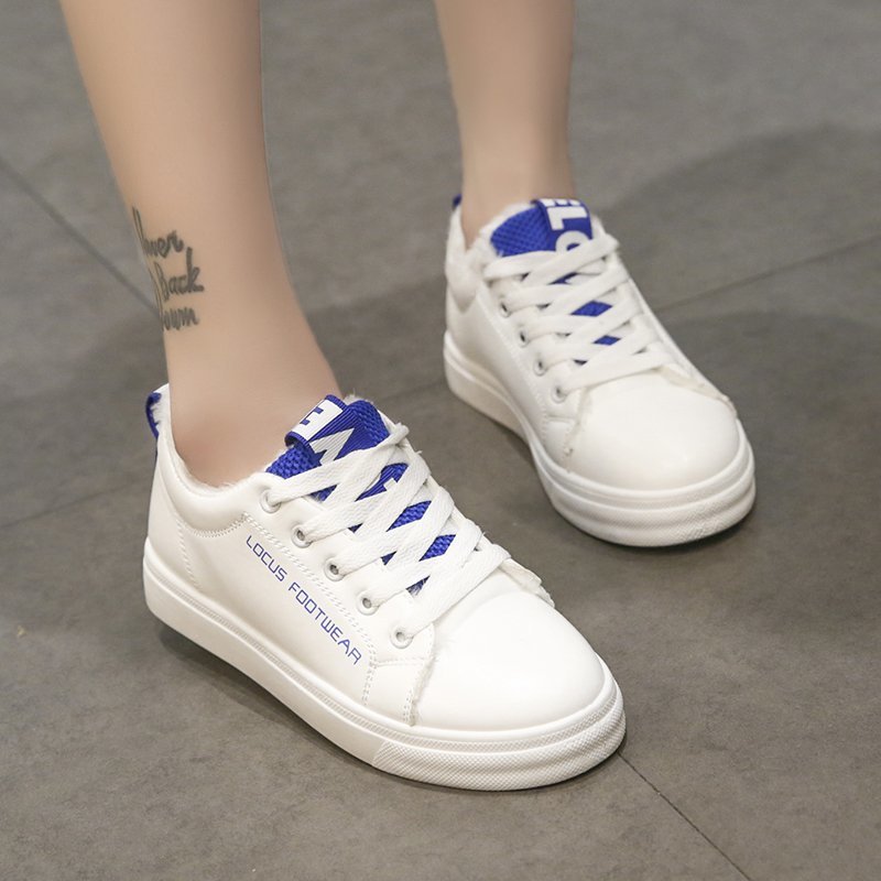 Witte split leren dames dikke sneakers witte schoenen met vetersluiting tennisschoenen voor dames platform dames casual schoenen