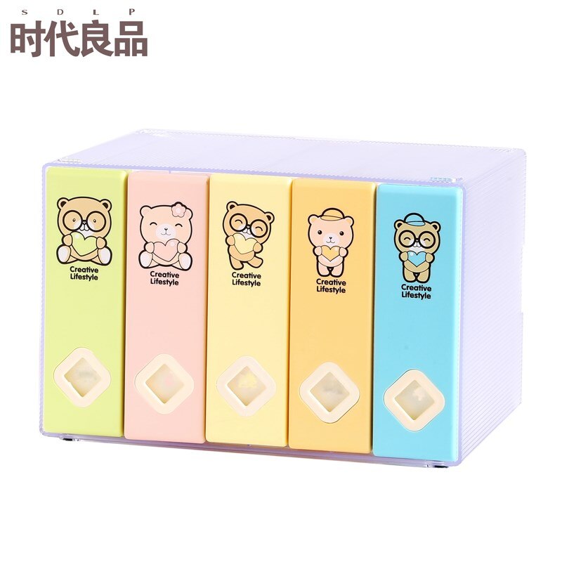 Cd Doos 120 Stuks CD-ROM CD-ROM Met Hoge Capaciteit Opslag Cartoon Slaapkamer Cd Pakket Voor Briefpapier: 5