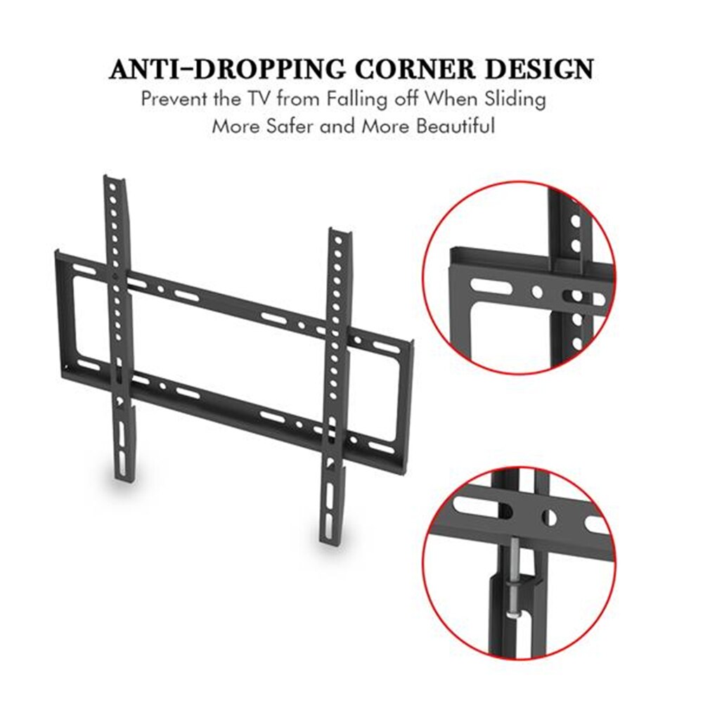 Living Room Furniture TV Wall Mount Bracket Fixed Flat Panel TV Frame for 26-55 Inch LCD LED Monitor