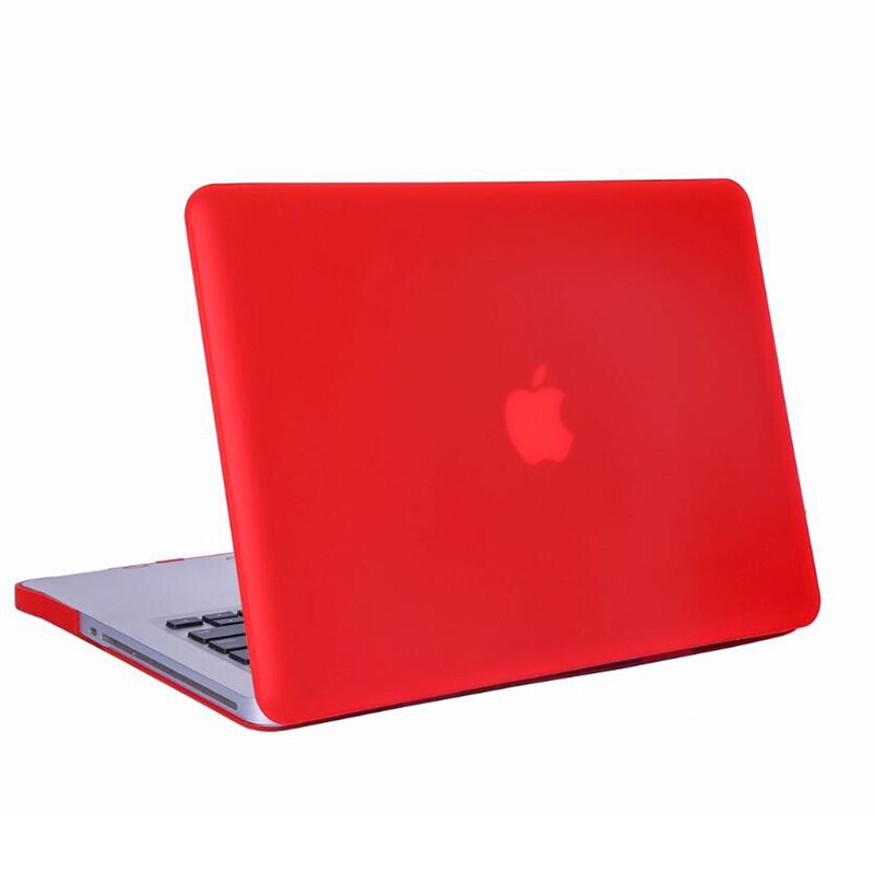 Matte case for old Macbook Pro 13 A1278 hard plastic cover: Red