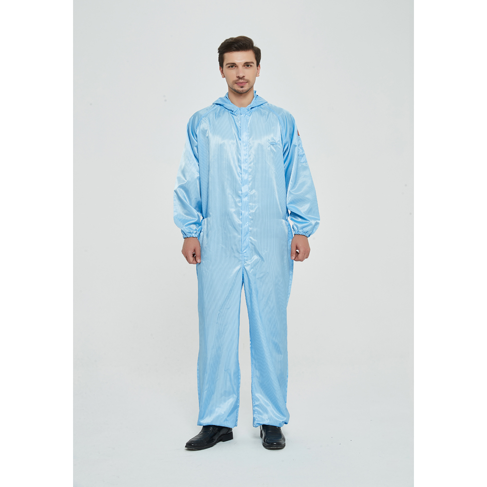 Work Clothes Uniform Anti-Static Hooded Jumpsuit Pants Universal Protective Clothing Food Factory Casual Lab coats Coveralls