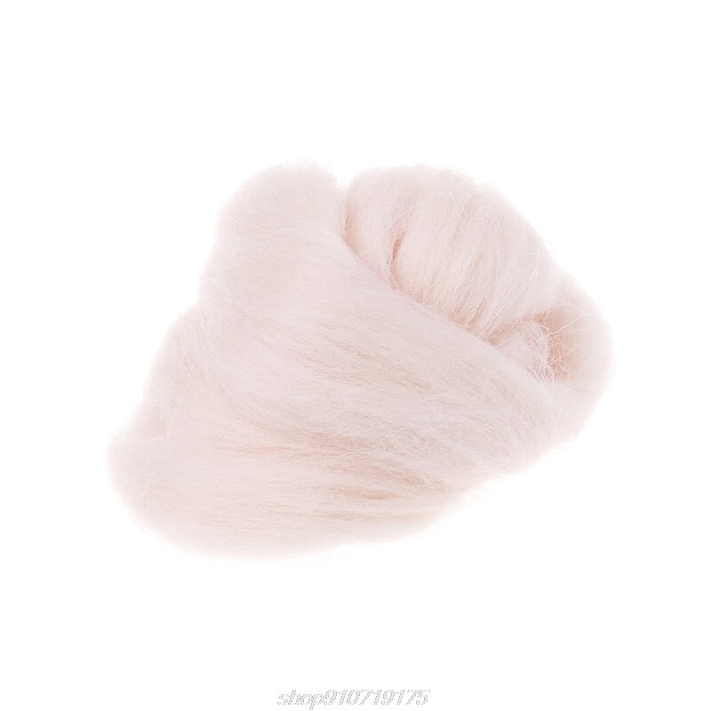 Mode Wol Corriedale Needlefelting Top Zwervende Geverfd Spinning Nat Vilten Fiber N02 20