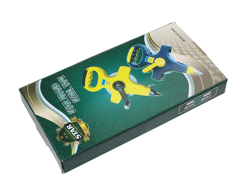 30M 100M Retractable Metric Tape Open Reel Long Steel Tape Measure Measuring Ruler Woodworking Tools